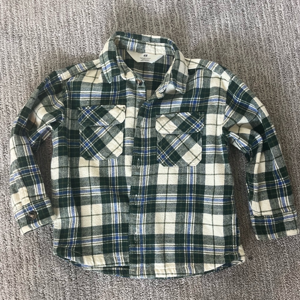 H&M boys flannel